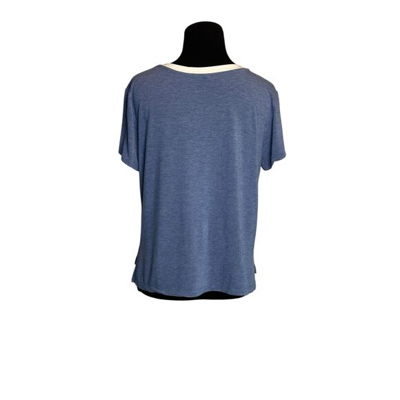 American Eagle Good Vibes blue short sleeves T-shirt size Small - Picture 13 of 14